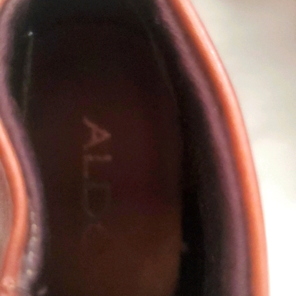 Aldo rust/cognac leather boots - Picture 4 of 4